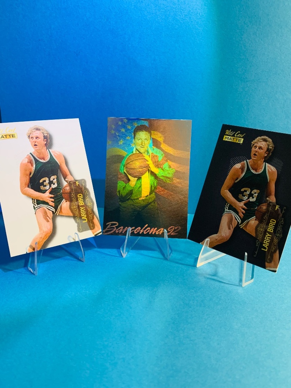 ☘️LARRY BIRD BASKETBALL CARD LOT (3) CARDS - BOSTON CELTICS